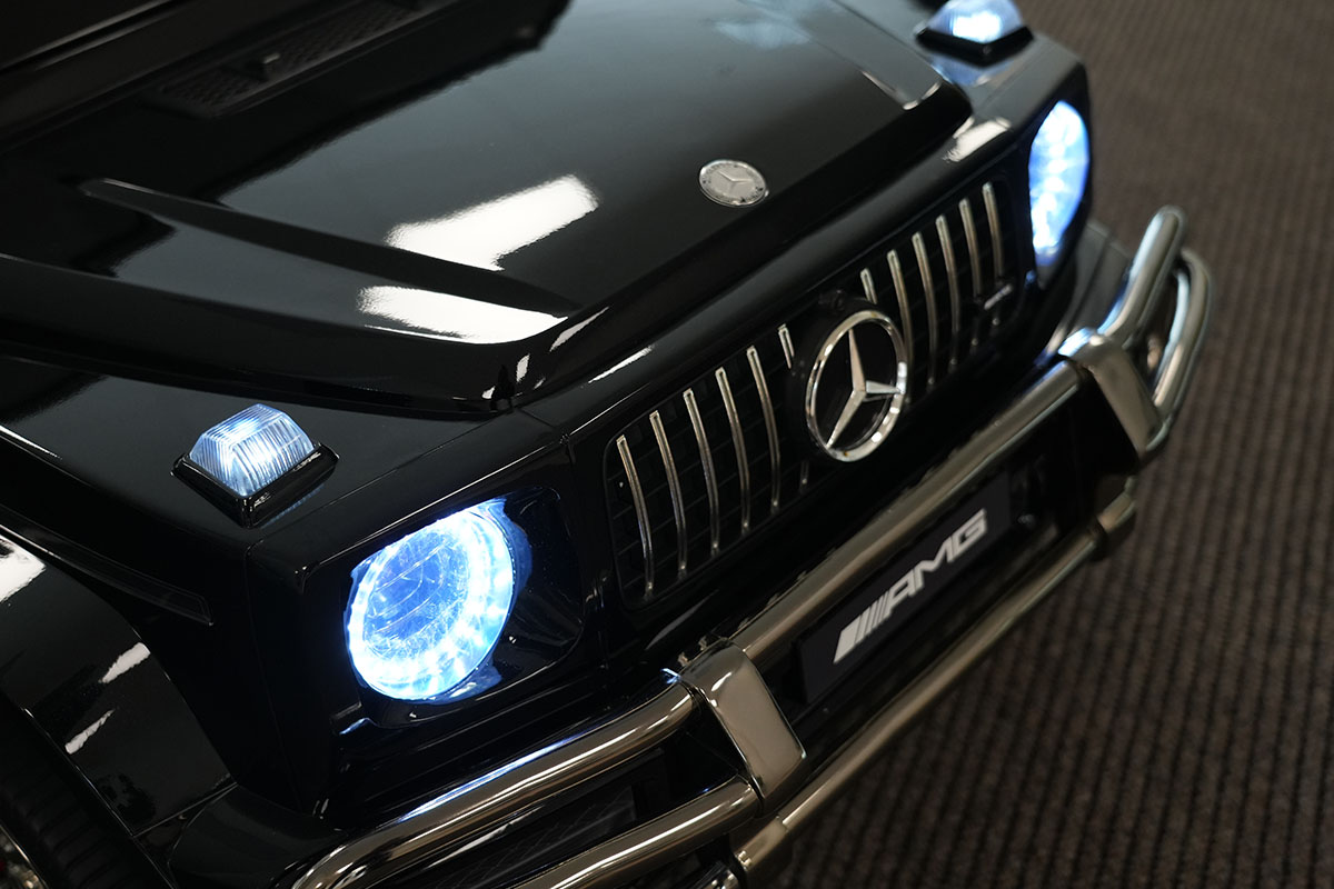 Электромобиль Mercedes-AMG G63, чёрный Электрокар входит в стоимость праздничной программы 